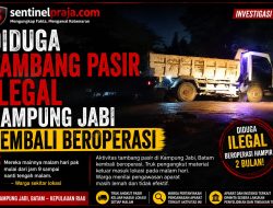 Diduga Kebal Hukum, Tambang Pasir Ilegal Kampung Jabi Kembali Beroperasi, Truk Bermuatan Material Bebas Melintas di Depan Polda Kepri Hampir Setiap Malam