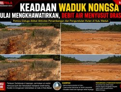 Waduk Nongsa Mengkhawatirkan, Debit Air Menyusut Drastis