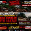 Proyek Pelebaran Jalan Cikitsu Diduga Mengunakan Kayu Bakau