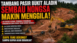 Aktivitas Tambang Pasir Bukit Aladin Sambau Nongsa Disorot, Alat Berat Diduga Beroperasi Tanpa Pengawasan Ketat