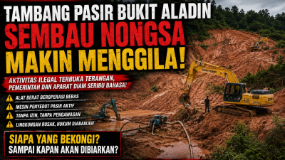 Aktivitas Tambang Pasir Bukit Aladin Sambau Nongsa Disorot, Alat Berat Diduga Beroperasi Tanpa Pengawasan Ketat